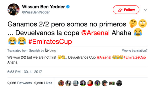 Sevilla star Ben Yedder trolls Arsenal fan over Champions League failure