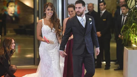 Messi's 260 wedding guests only donated 9,562 euros to charity