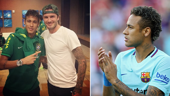 David Beckham Posts Classy Message To Neymar After Record-Breaking PSG Move
