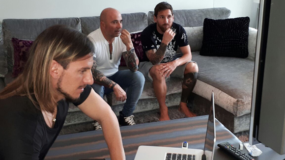 Sampaoli meets Messi ahead of crucial World Cup qualifiers