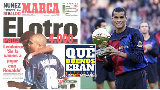 20 years since Rivaldo's escape to Barcelona