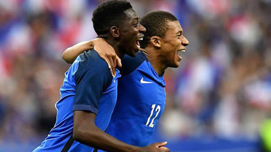 Mbappe: I told Dembele not to think twice about joining Barcelona