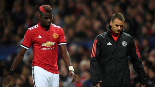 Jose Mourinho denies Paul Pogba has been ruled out for 12 weeks