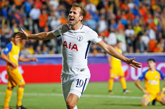 Apoel Nicosia 0 Tottenham 3: Harry Kane the hat-trick hero in Champions League win