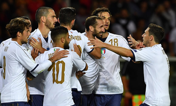Italy 1 - 1 FYR Macedonia: Misfiring Italy limp into World Cup qualifying play-offs after Macedonia draw