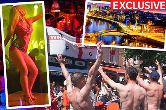Three Lions SEX tour: England fans to booze it up in Europe’s brothel capital THIS weekend