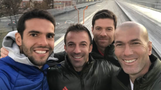 Zidane, Del Piero, Xabi Alonso and Kaka meet in Russia ahead of the 2018 World Cup