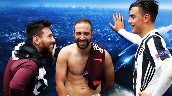 Messi's photo leads to criticism of Higuain's shape