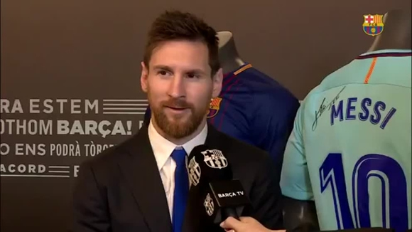 Leo Messi: My dream is to end my career at Barcelona
