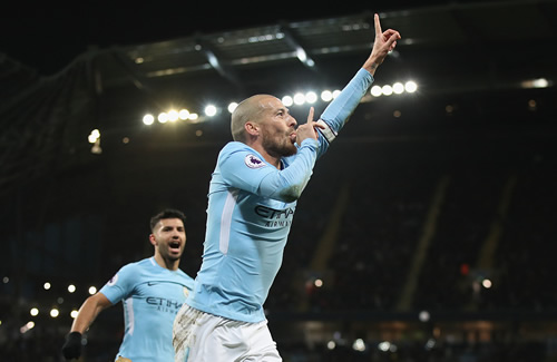 Manchester City 2 - 1 West Ham United: City rely on Silva service to keep winning run going