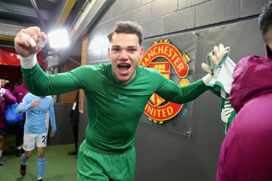 Jose Mourinho has water and milk thrown over him during furious dressing room bust-up with Manchester City goalkeeper Ederson