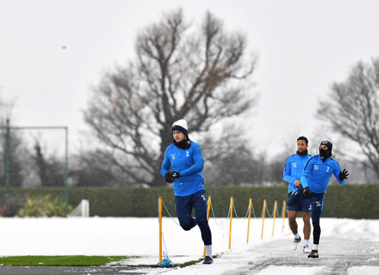 Spurs may have gotten cold feet in the title race but they could afford to take a break from being put through their paces and boost team morale in the snow