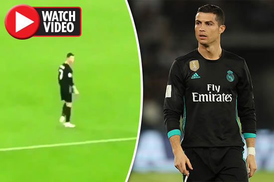 Cristiano Ronaldo has Lionel Messi chant yelled at him by fans – his reaction says it all