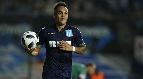 Racing Club expect Lautaro Martinez to join Inter Milan in €27m deal