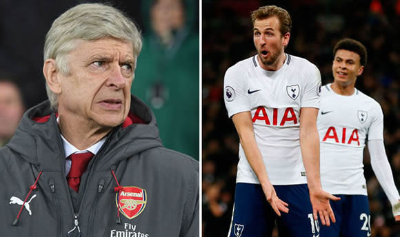Arsenal boss Arsene Wenger swipes at Harry Kane and Dele Alli ahead of north London derby clash