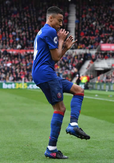 Manchester United star Jesse Lingard celebrates goal against Chelsea by performing Black Panther 
