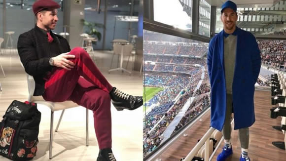 Sergio Ramos makes yet another fashion statement