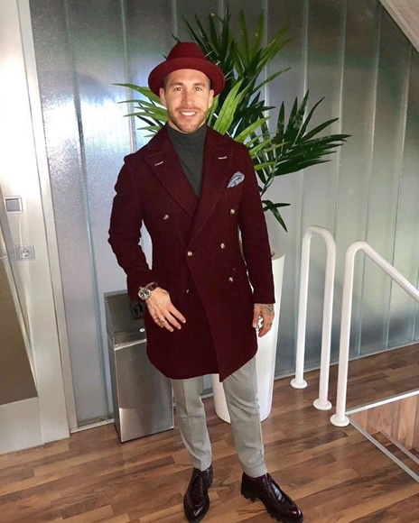 Ramos continues to display his unique fashion sense