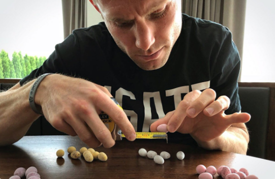 Liverpool ace James Milner brilliantly plays up to boring reputation by measuring mini Easter eggs