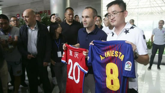 All roads point to Chongqing for Iniesta