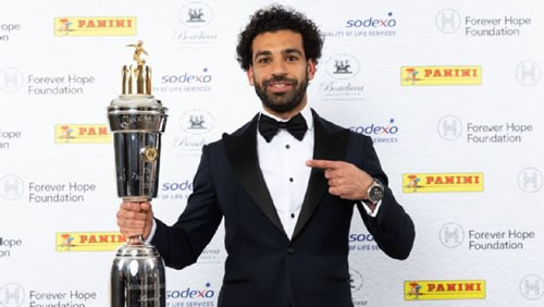 Liverpool's Mohamed Salah wins PFA Player of the Year award
