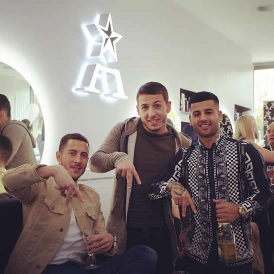A Star Barbers: Paul Pogba's hairdresser opens new shop and is joined by Eden Hazard and John Terry for the launch party
