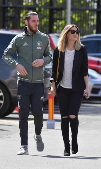 Manchester United WAGS turn out in force at Old Trafford to back the players in season finale