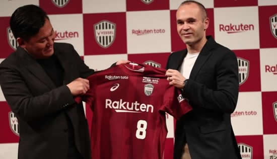 Andres Iniesta: Barcelona legend 'had a lot of offers' before signing for Japan's Vissel Kobe
