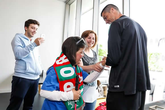Cristiano Ronaldo shows caring side as he takes time away from Portugal World Cup training to make sick kids' day