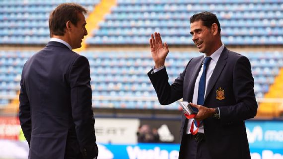 Lopetegui out, Hierro in as Spain left reeling in shambolic World Cup preparation