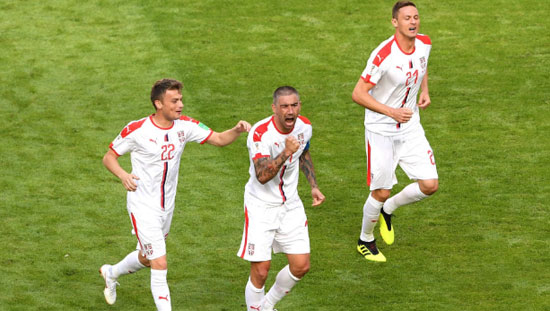 Costa Rica 0 Serbia 1: Kolarov stunner seals points