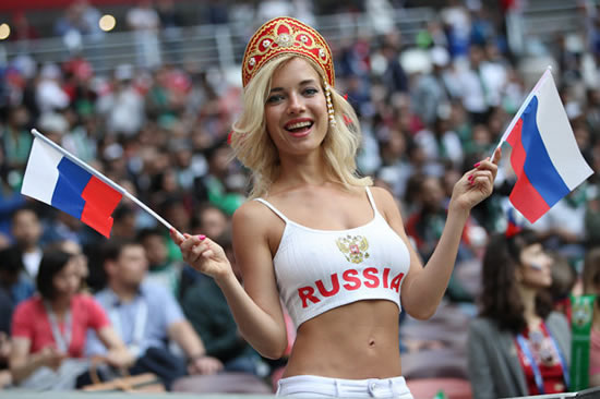 Russia's hottest World Cup fan claims she is NOT a porn star and victim of 'revenge video'