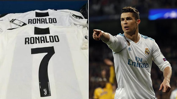 Cristiano Ronaldo's possible Juventus shirt has been leaked