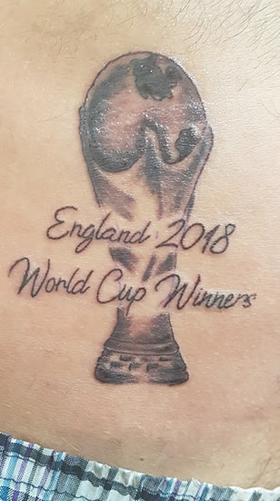 England Fan Who Has 'World Cup Winners' Tattoo Speaks Out After Loss To Croatia