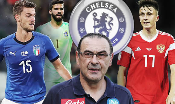 Chelsea set to appoint Maurizio Sarri as Blues get to work on THREE transfer deals