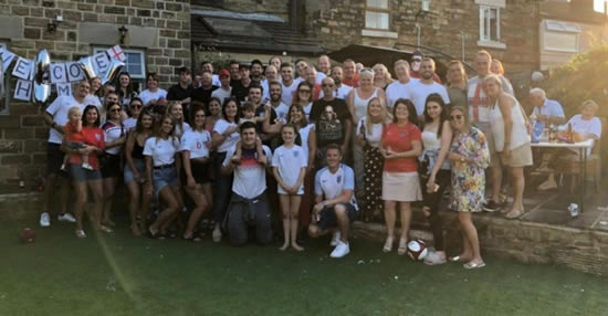 England hero Harry Maguire thrown surprise welcome home party by friends and family