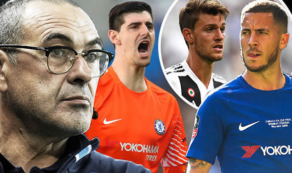 Chelsea boss Maurizio Sarri makes Hazard and Courtois vow as he eyes £30m transfer deal