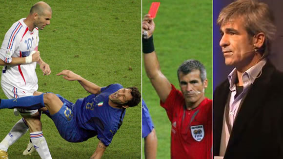 Referee of 2006 World Cup final explains his decision to send off Zidane