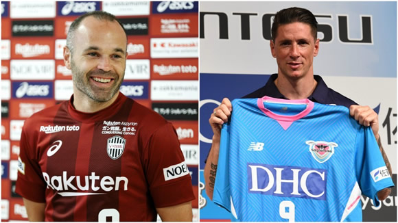 Iniesta and Torres ready to debut in Japan