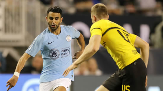 Sane delighted with arrival of former Leicester star Mahrez at City