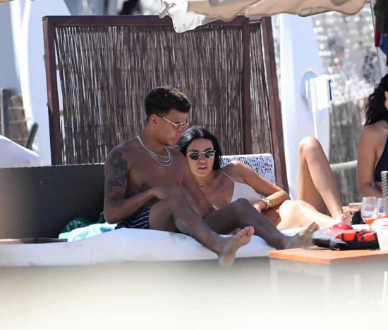 England hero Dele Alli and girlfriend Ruby Mae relax on Ibiza beach as Tottenham ace gets ready to return for pre-season