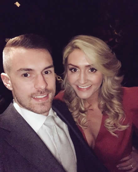 Arsenal star Aaron Ramsey delight as wife of four years Colleen reveals she is expecting twins
