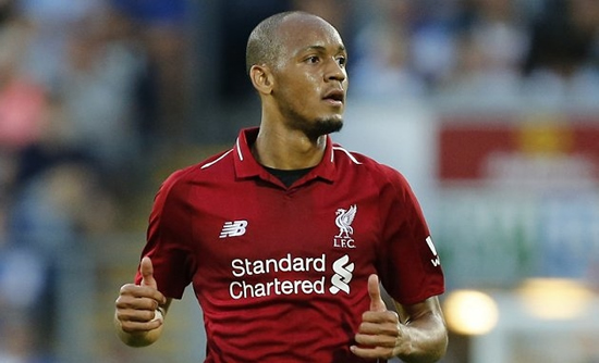 Fabinho prepared to fight for Liverpool first team place