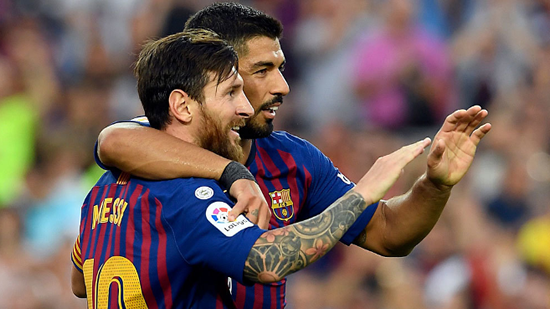 Luis Suarez: Messi deserves more Champions League titles than he has