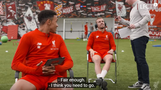 The Incredible Moment Jordan Henderson Informs Liverpool Cameraman His Wife Has Gone Into Labour