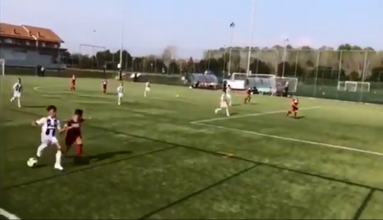 Cristiano Ronaldo Jr scores wonder goal for Juventus youth side in strike even dad would be proud of