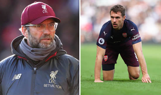 Liverpool news: Jurgen Klopp makes Aaron Ramsey decision with star to leave Arsenal
