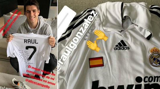 Morata receives the best birthday present of his life