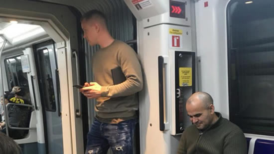 Ter Stegen makes his way around Barcelona on metro