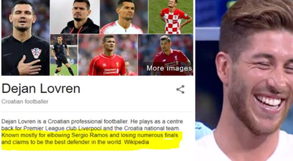 Dejan Lovren Has Had his Wikipedia Changed And It Is Hilarious
